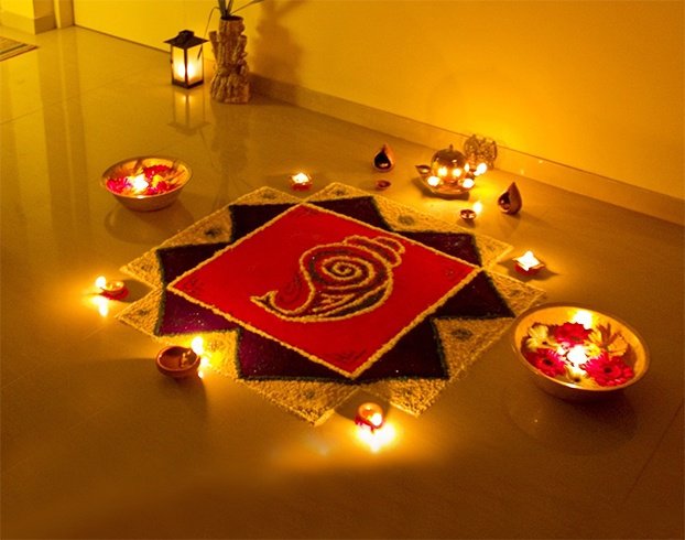 diya-rangoli