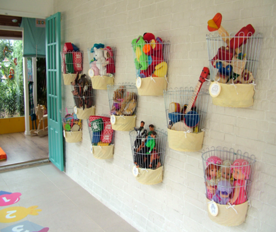 wall mounted baskets