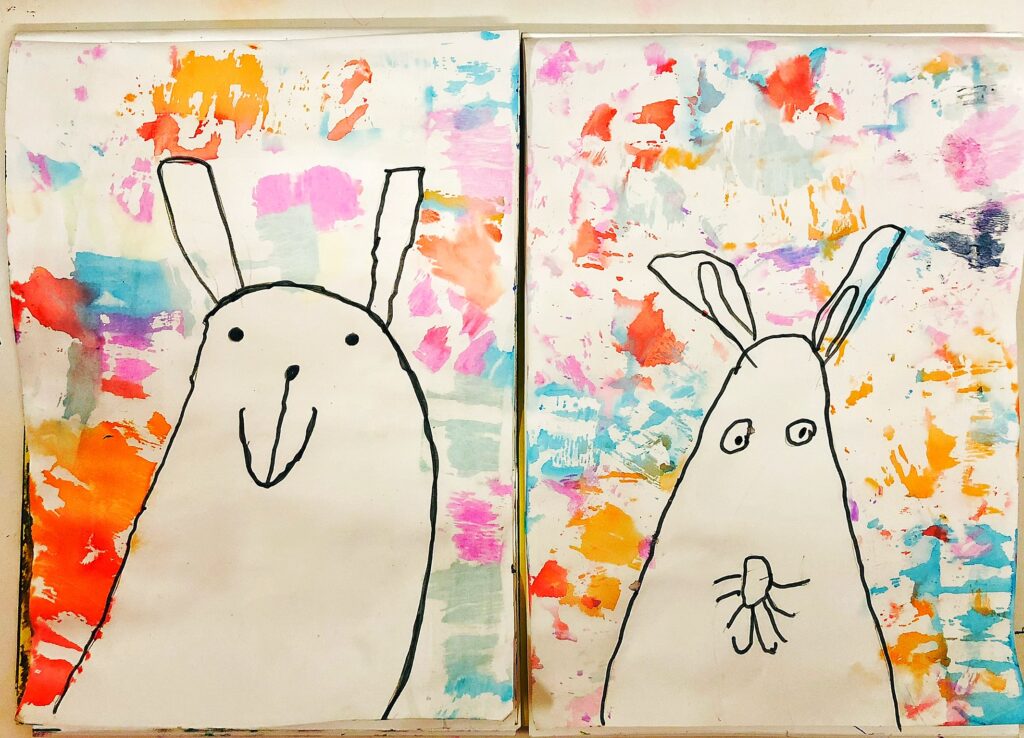 Bleeding Tissue Paper Art Go Mommy